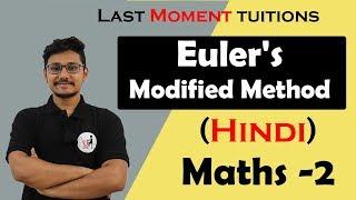 Euler's modified method | Solved Example | Engineering Math's 2 in Hindi
