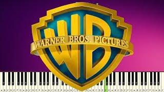 Warner Bros Movie Intro - EASY PIANO TUTORIAL