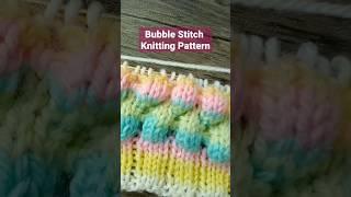 Bubble Stitch Knittings Pattern