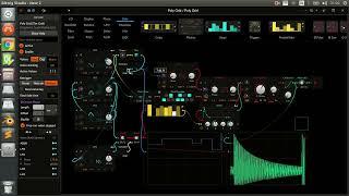 Bitwig & Polygrid / Polyrythm Generative Sequencer On Blues Scale On Linux