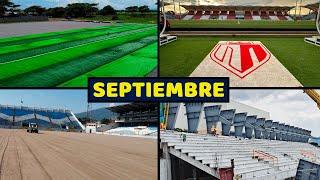 ACTUALIZACION SEPTIEMBRE - Así avanzan los NUEVOS ESTADIOS y REMODELACIONES en CENTROAMERICA