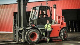 Linde 1401 in application in the wood industry [Customer Video] - Linde Material Handling