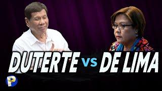 Mainit na Paghaharap ni Former President Duterte at Former Senator de Lima sa Senado