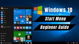 windows 10 start menu beginners guide || Basic laptop for beginners part 5