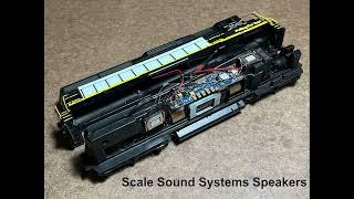 Athearn Genesis SD45-2 DCC-Sound Speaker Upgrade Comparison by Scale Sound Systems