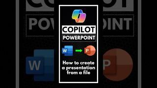 Create PowerPoint from Word document with Microsoft Copilot