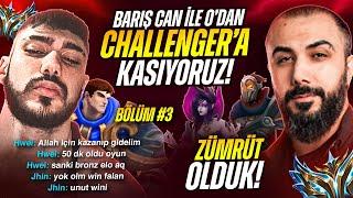 TR SERVERİNDE BARIŞ CANLA 0'DAN CHALLENGERA KASIYORUZ!! ZÜMRÜT OLDUK!! @KFCEatbox DUO BÖLÜM 3