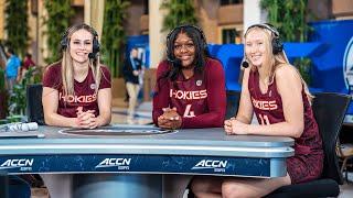 Student-athletes join the ACC Network set at ACC Tipoff