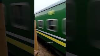 Cross with Greenline Express ️ #trainwalisarkar #greenlineexpress  #pakistanrailways #ytshorts