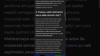 Mülkü işdə pulsuz vəkil