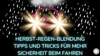 Herbst-Regen-Schlechte Sicht! 3 Tipps und Tricks für die dunkle Jahreszeit