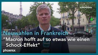 Thomas Walde (ZDF-Korrespondent) zur Auflösung der Nationalversammlung in Frankreich | 10.06.24