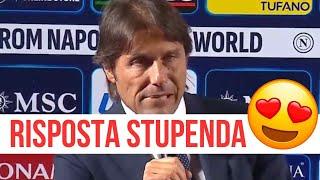 Risposta STRAORDINARIA di Antonio Conte 