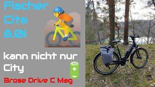 E-Bike Fischer Cita 8.0 i auf zur ersten Tour mit dem Citybike und Brose Antrieb 