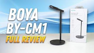 BOYA BY-CM1 Desktop USB Microphone Review & Tutorial | Crystal Clear Audio on a Budget? ️