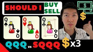 Investing QQQ vs Holding SQQQ (3x Leveraged ETF) for Trade