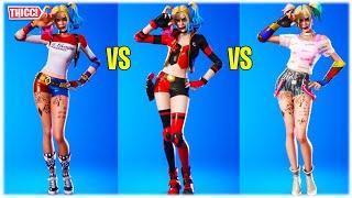 FORTNITE *THICC* HARLEY QUINN SKIN SHOWCASED WITH ALL STYLES (REBIRTH HARLEY QUINN) ️