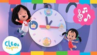 HICKORY DICKORY DOCK. Cleo & Cuquin. Nursery Rhymes I Songs For Children