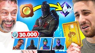 Shoppo SKIN RARISSIME a Papà SE Scaliamo in RANKED! *30.000 VBUCKS* Fortnite ITA!