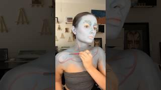 winter solstice makeup #bodypaint #bodypainting #shortsmas #holidaysonshorts #makeuptutorial