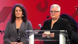 2016 She Rocks Awards: Pamela Cole & Leigh Maples (Fanny's House of Music) Accept Awards