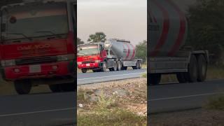 DAEWOO K Cement Truck Company driver on the road #truckdriver #cementtruck #heavytruck #dumptruck