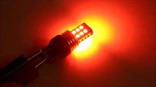 iJDMTOY 15-SMD 7443 T20 LED Brake Light Bulbs w/ Strobe/Flashing Feature Demo