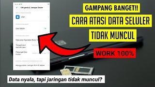 Cara mengatasi data seluler tidak muncul di hp oppo terbaru!! | semua tipe hp oppo|a1k, a3s, a5s,dll