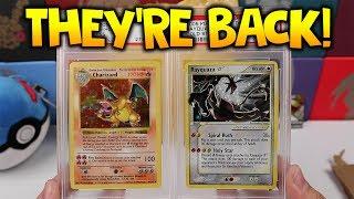 POKEMON CARD PSA RETURN SHADOWLESS CHARIZARD & RAYQUAZA GOLD STAR!!!