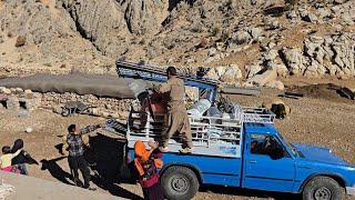 IRAN nomadic life | Preparing the nader family to migrate to the village