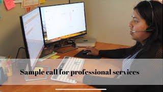 Professional Message Sample Call (Attorney virtual receptionist)