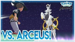Final battle against ARCEUS! (How to get GOD in game) // Pokemon Legends: Arceus