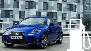 Lexus IS 300h - fuel consumption: city, 90, 120, 140 km/h :: [1001cars]