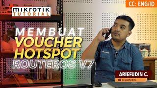 Hotspot Vouchers on RouterOS v7 - MIKROTIK TUTORIAL [ENG SUB]