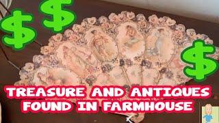 Treasure and Antiques found in Farmhouse in Blissfield Michigan | Shop with me