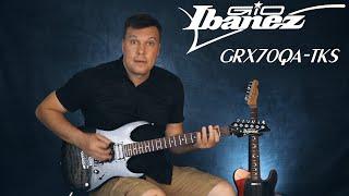 IBANEZ GRX70QA-TKS / Небольшой звуковой обзор