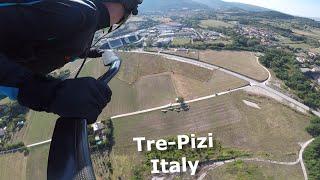 HANGGLIDING - FREE FLYING @ TRE PIZI, NEAR MONTE CUCCO, ITALY