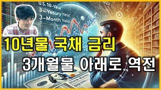 돈의흐름 : 10년물 국채 금리, 3개월물 아래로 역전