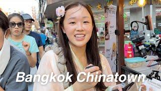 street food tour in Bangkok Chinatown ft @PetchZ