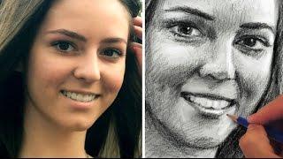 How to Draw a Pretty Face - Portrait Sketch