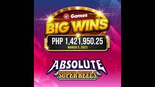  CONGRATULATIONS  eGames BIG WINS ‼️ Php 1,421,950.25 Won ‼️