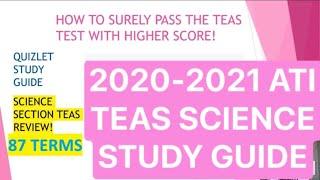 2020-2021 TEAS EXAM REVIEW SCIENCE QUESTIONS SET#1 | HOW TO PASS TEAS EXAM | REVIEW QUESTIONS