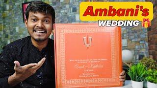 Ambani's Wedding Invitation? | Anant Ambani weds Radhika Merchant | Wedding Gift  | #DU13