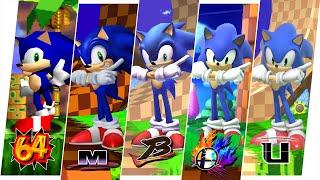 Evolution of Sonic in Super Smash Bros. (1999-2018)