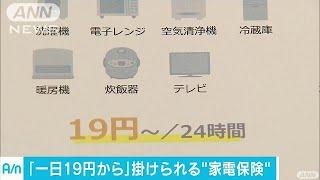 「1日19円から」“家電保険”貸し出しや旅行を想定(17/07/03)