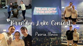 Brandon Lake Concert TEAR OFF THE ROOF TOUR | Peoria, IL Road trip 1,200 miles with us!