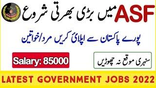 ASF Jobs 2022 || Airport Security Force Assistant Director Jobs 2022 || FPSC Jobs Online Apply