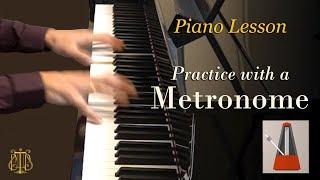 How to use a metronome, tips for playing piano fast and evenly