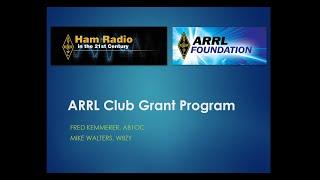 ARRL Club Grants Webinar Tranche 2