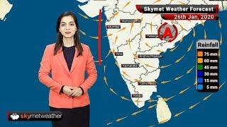 Weather Forecast for Jan 26: Rain and snow over Jammu and Kashmir, Himachal Pradesh, Uttarakhand.